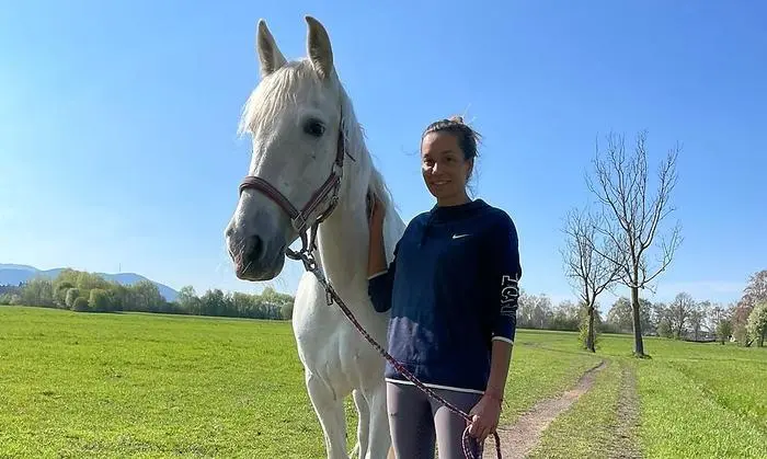 Pferde sind die große Leidenschaft von Andrea Schlager