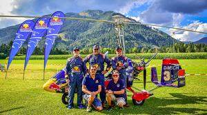 Das Red Bull Rotorwings Formation Team nützt jede freie Minute, um für spektakuläre Shows zu trainieren