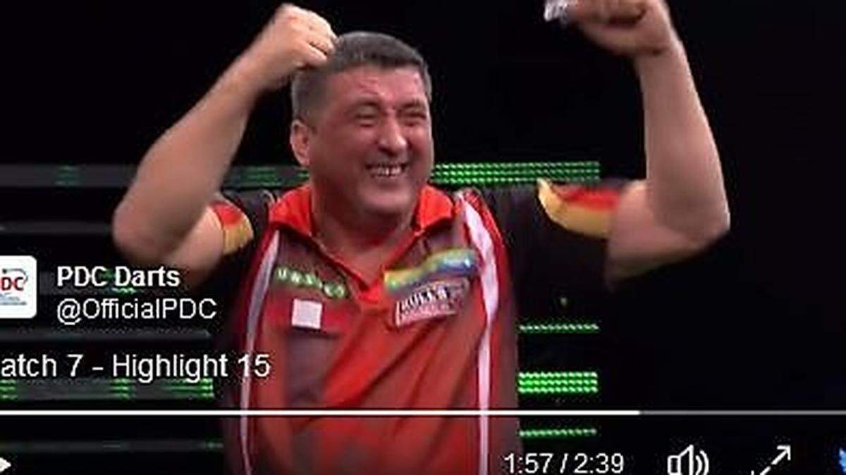 Mensur Suljovic konnte sein Glück kaum fassen