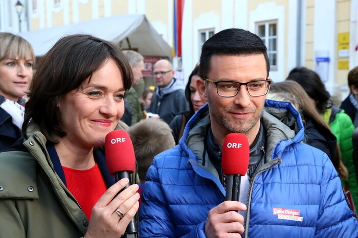 Das Moderatoren-Duo Eva Pölzl und Marco Ventre (Foto) konnten in der alten Bischofsstadt..... 