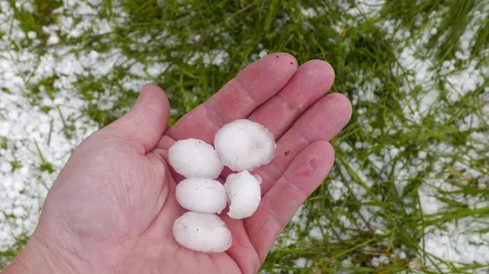 Hagel-Gewitter