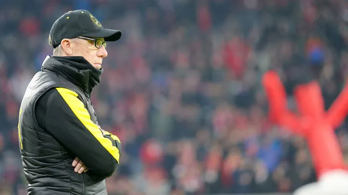 Peter Stöger wartete gespannt