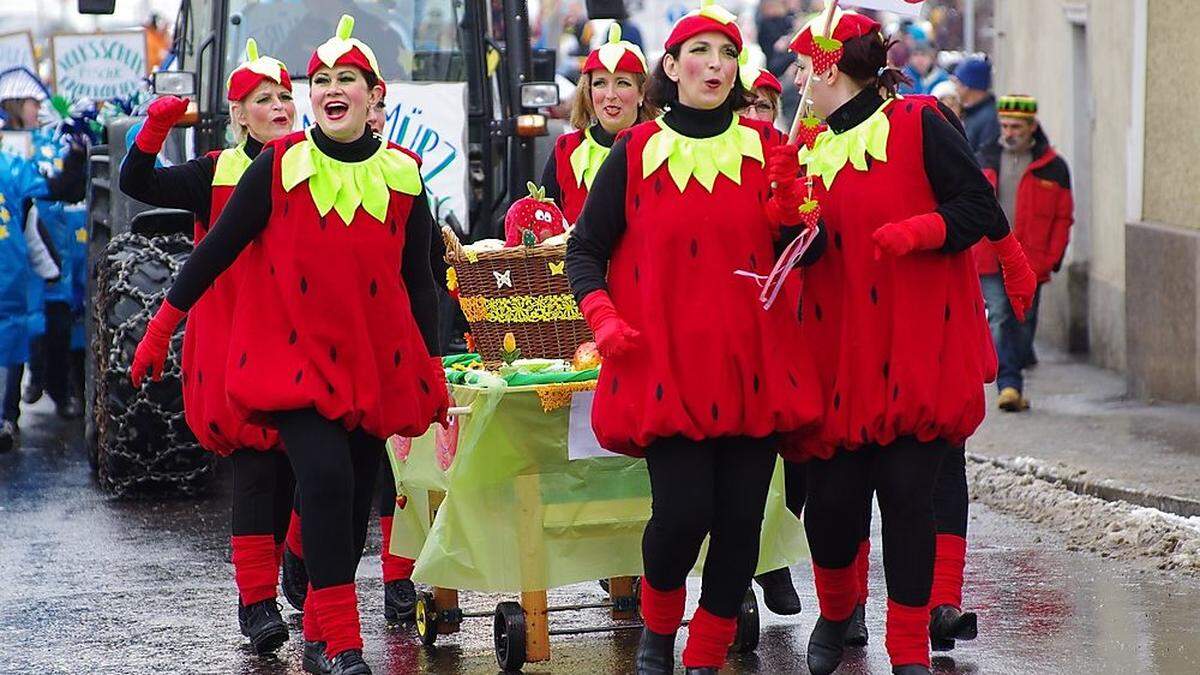 In Bruck fällt der Fasching heuer aus, in Mürzzuschlag sucht man das kreativste Kostüm