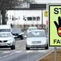 Ein „Stopp“-Schild an einer Autobahnauffahrt | 425 Menschen waren im Vorjahr falsch unterwegs