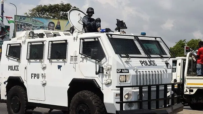 Sicherheitskräfte in Ghana