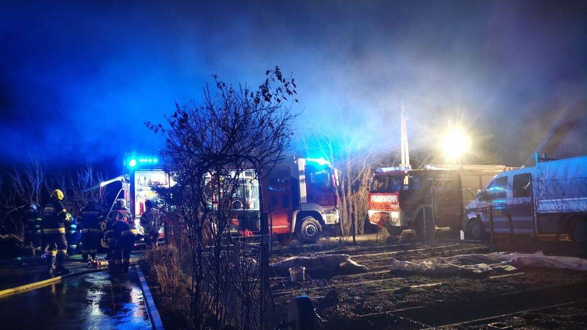 Feuerwehreinsatz in Leutschach