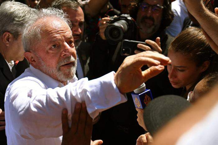 Linksgerichteter Herausforderer und Ex-Präsident: Luiz Inácio Lula da Silva 