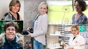 Christine Mirnig, Susanne Zimmermann, Melanie Maurer, Marlies Fruhmann und Petra Hirschberg-Maier sind fünf Frauen, die andere inspirieren und beeindrucken.