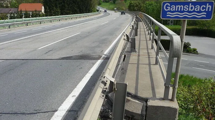 Die Gamsbachbrücke in Frauental wird ab 4. April generalsaniert