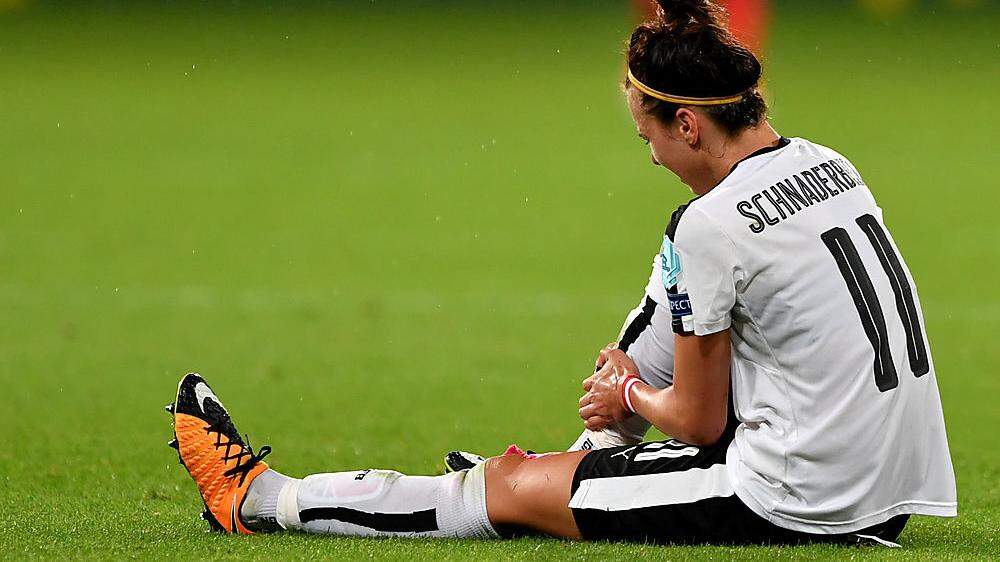 Viktoria Schnaderbeck verletzte sich im Spiel gegen Frankreich