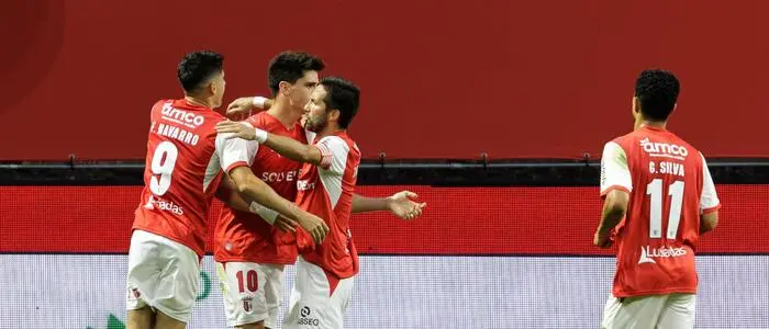Der SC Braga bejubelte ein 2:0
