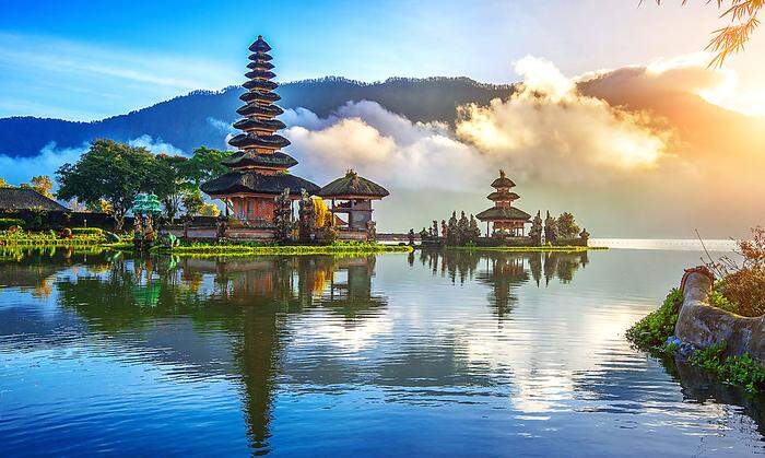 Der Pura Bratan ist ein bedeutender Wassertempel auf Bali