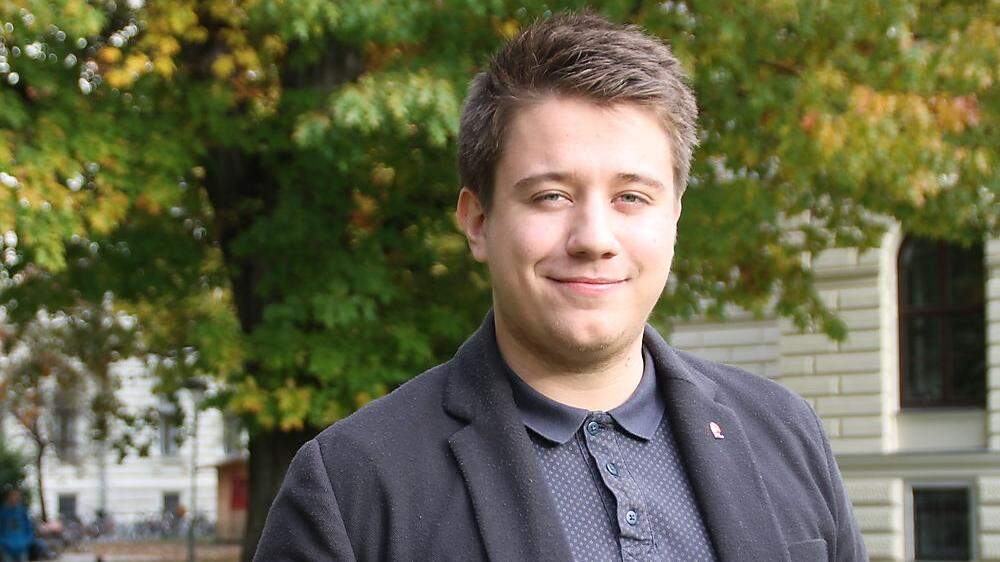 Neuer Uni-Studentenchef: Michael Ortner, VSStÖ