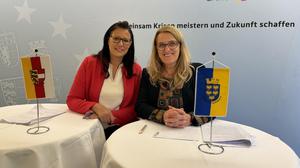 Von links: Kärntens Landesrätin Sara Schaar und ihre Kollegin Ulrike Königsberger-Ludwig (beide SPÖ) aus Niederösterreich stellten die Beschlüsse der Länderkonferenz vor