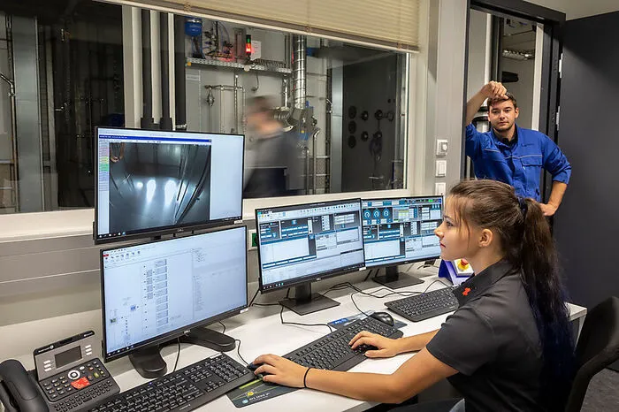 Der Prüfstand des Battery Safety Centers Graz.