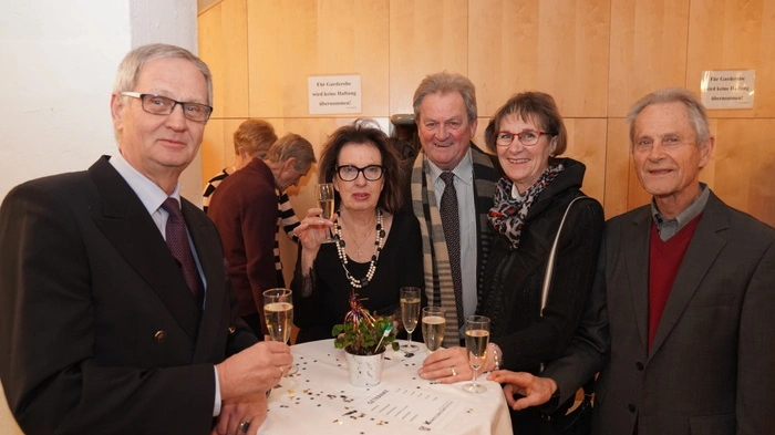 Zum Sektempfang vor dem Konzert hatte das Kulturreferat der Künstlerstadt Gmünd als Veranstalter geladen.