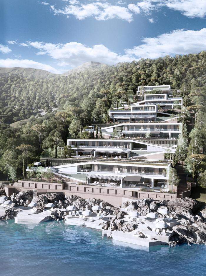 In der Kvarner Bucht entstehen fünf Luxus-Villen mit 17 Residenzen