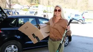 In ganz Feldkirchen machen Leute einen Frühjahrsputz