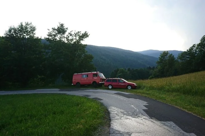 Zur Unterstützung wurde auch die FF Baumgarten mitalarmiert.
