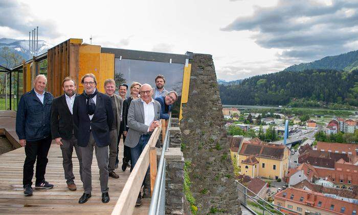 Am Brucker Schlossberg wird am 15. Juni ein Gastropavillon eröffnet werden
