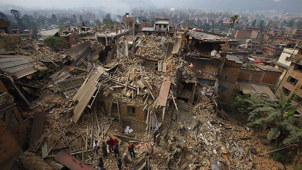 Im April kam es in Nepal zu einer Katastrophe