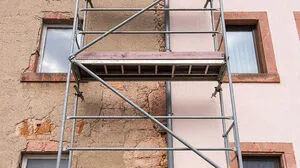 Die Fassade muss erneuert werden