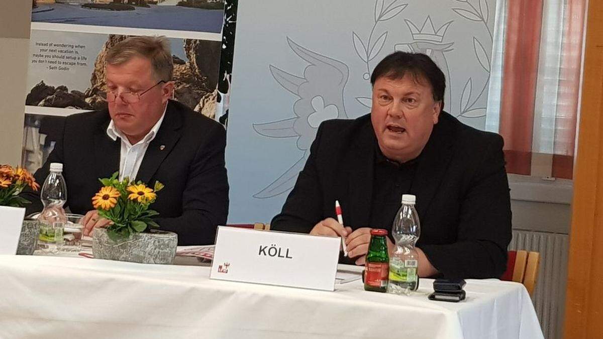 Bernhard Tilg und Andreas Köll geraten unter Beschuss 