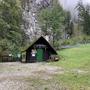 Die Kassierhütte am Eingang der Bärenschützklamm 