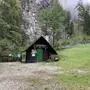 Die Kassierhütte am Eingang der Bärenschützklamm 