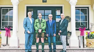 Sehen den ­Bezirk Liezen als attraktive Wohnregion: die Immobi­lienexperten Wolfram ­Sacherer, ­Thomas Mayr, Erich Strobl und Gerald Stöckl