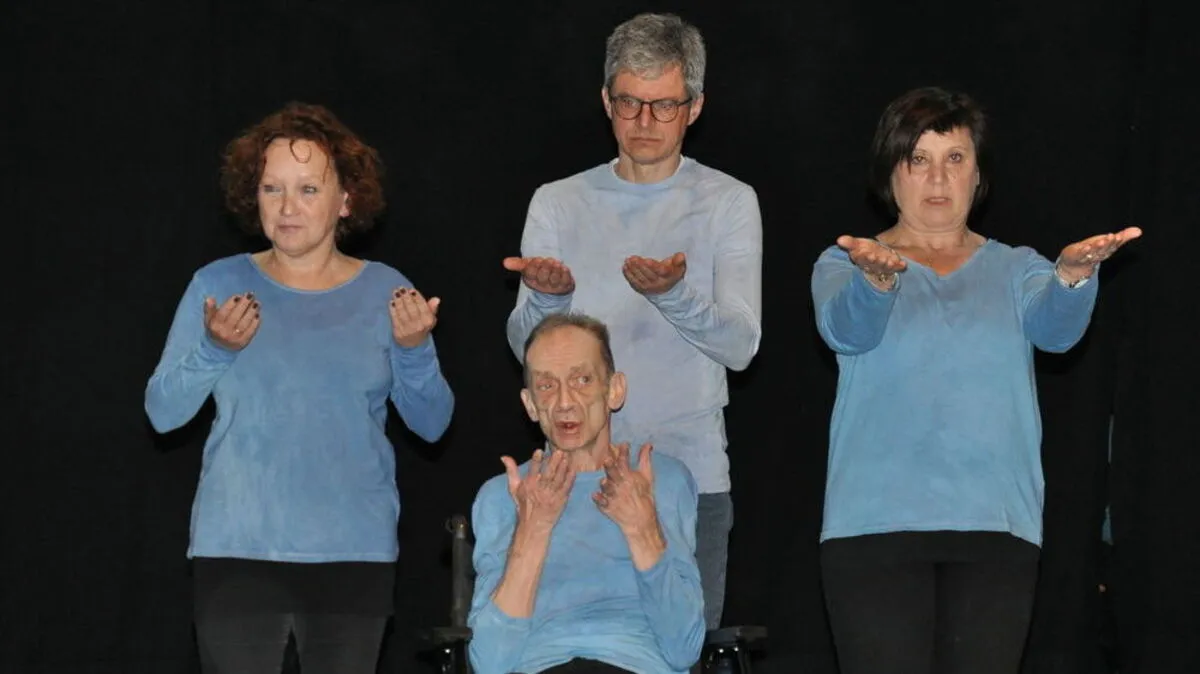 Einige der Mitwirkenden der Passionsspiele