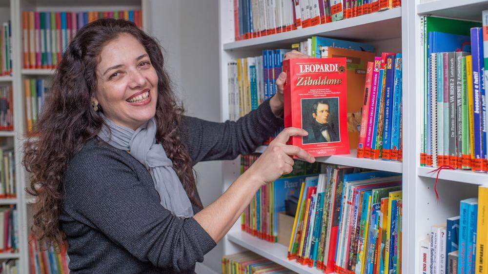 Die Liebe zu den Büchern hat Enrica Gnocchi vom Großvater geerbt