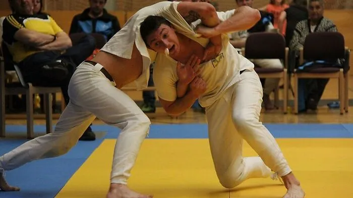 Osttirols Paraderanggler Rene Mattgersberger und Nikolai Franz