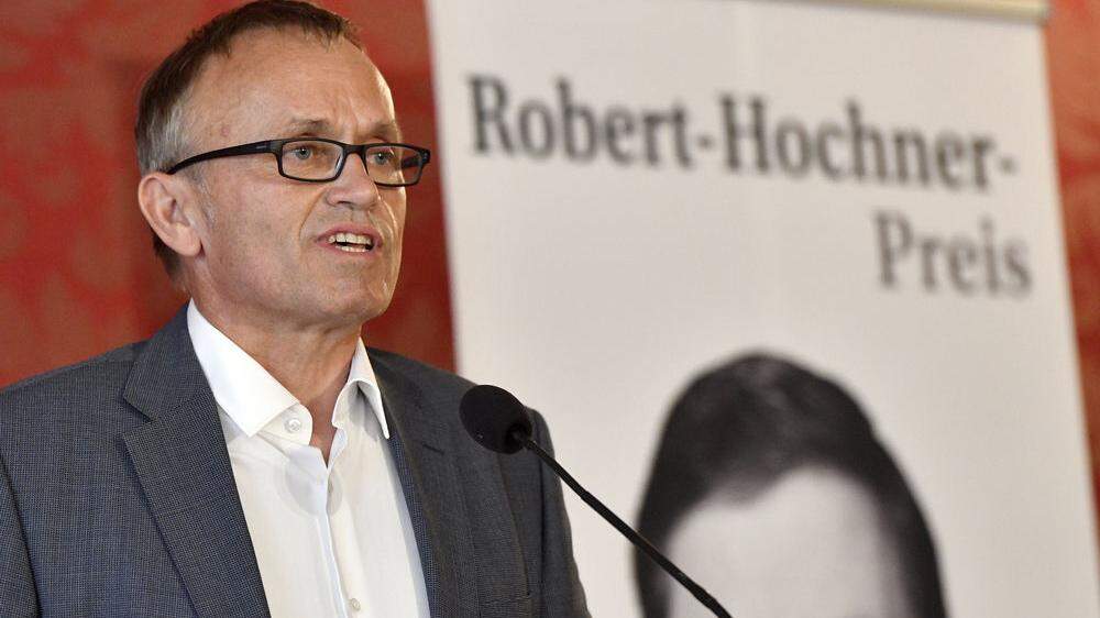 Journalist Stefan Kappacher wurde mit dem Robert-Hochner-Preis ausgezeichnet. 