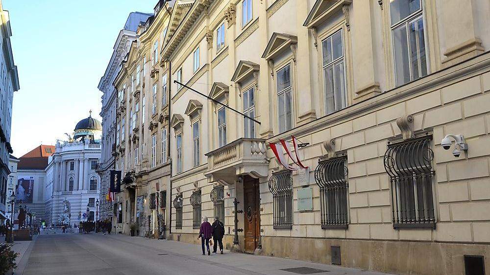 Das Palais Modena in der Herrengasse in Wien 