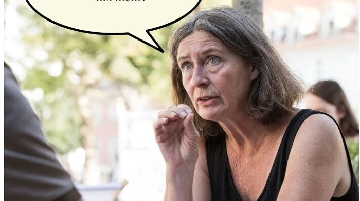 Immer diese Anspielungen bei Wahlsiegerin Elke Kahr (KPÖ).
