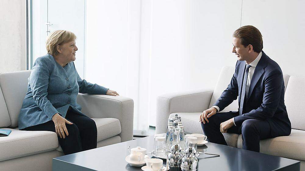 Kurz bei Merkel in Berlin
