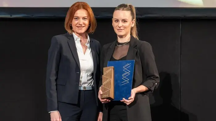 Kategorie „Newcomer*in des Jahres“: Lisa-Marie Scheikl, PI Bruck an der Mur/
Ehrenpatin: Landesrätin Simone Schmiedtbauer
