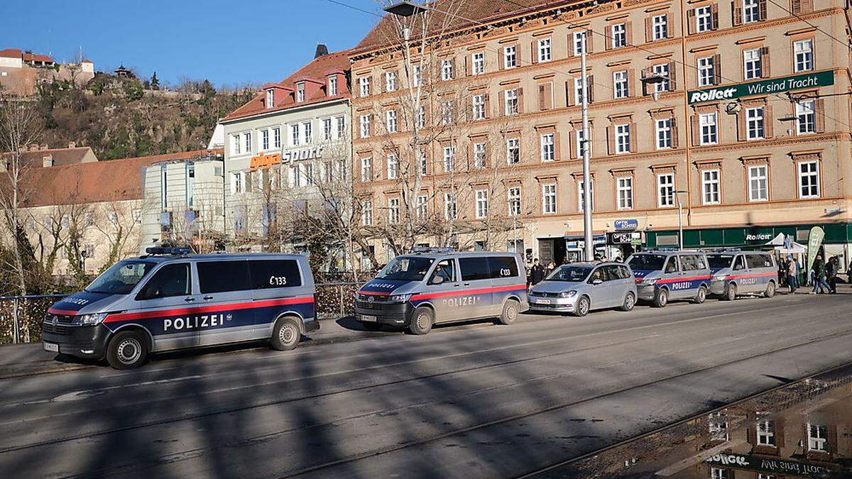 Grazer Polizei war auf illegale Demo vorbereitet