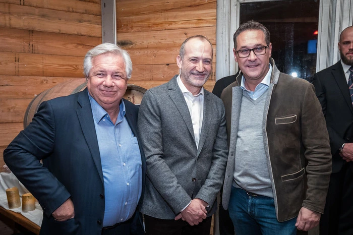 Wolfgang Fellner, Alejandro Plater, Heinz-Christian Strache