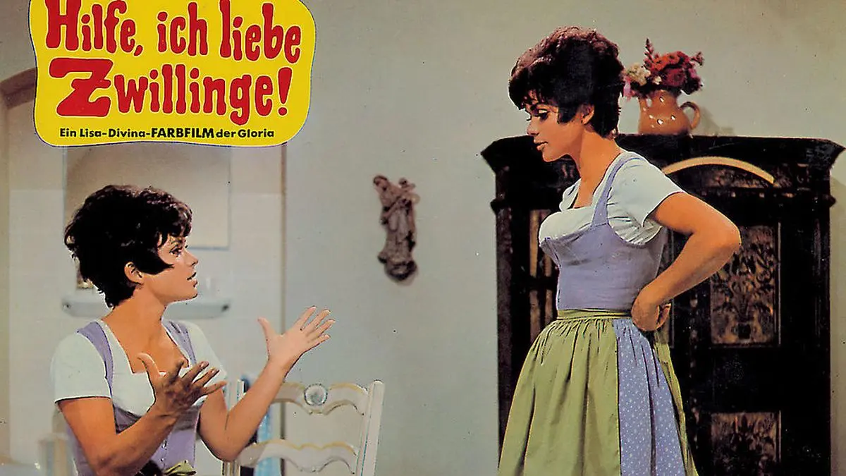 Die doppelte Uschi: Uschi Glas spielt in "Hilfe, ich liebe Zwillinge" Zwillingsschwestern
