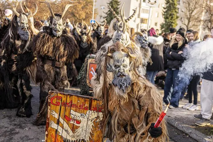 Krampus Perchten Krampuslauf Welzenegg Klagenfurt November 2024