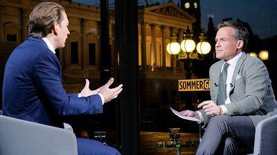 Mehr als eine Million Zuschauer interessierten sich für das Gespräch zwischen Sebastian Kurz und Tarek Leitner