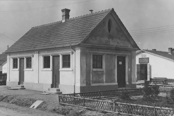 Ein Umspannwerk im Kriegsgefangenenlager im Jahr 1915