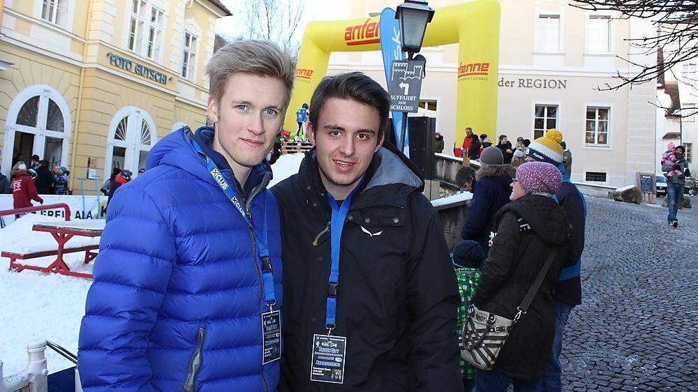 Zum zweiten Mal organisieren Markus Worofka (links) und Manuel Karnouschek die „Frozen City“ in der Wolfsberger Innenstadt