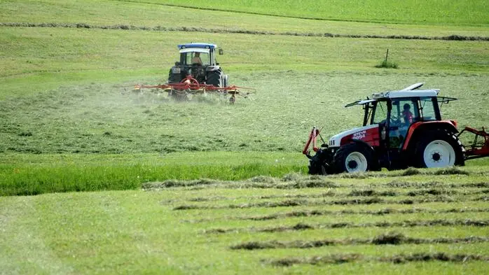 Unfall bei der Heuarbeit (Archivbild)