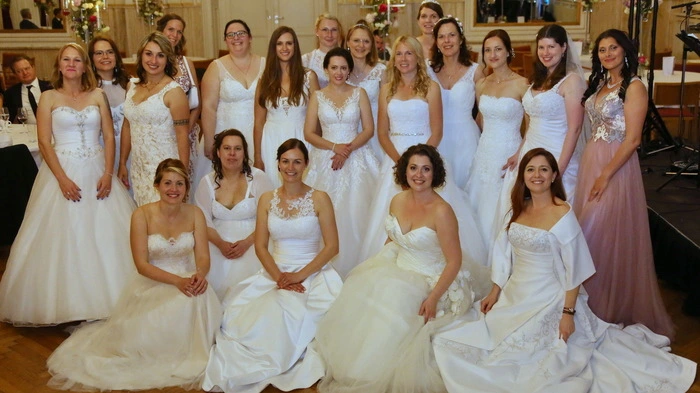 Zum 4. Brautkleiderball im Bad Gleichenberger Mailandsaal waren Gäste aus ganz Österreich angereist.