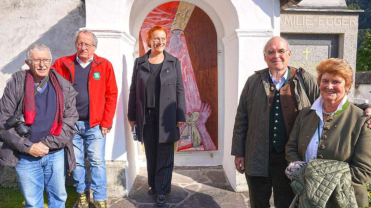 Franz Glaser, Wilfried Kuss, Lisa Huber, Herbert und Krista Kulterer