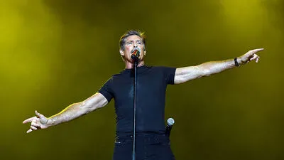 David Hasselhoff beim Nova Rock. 