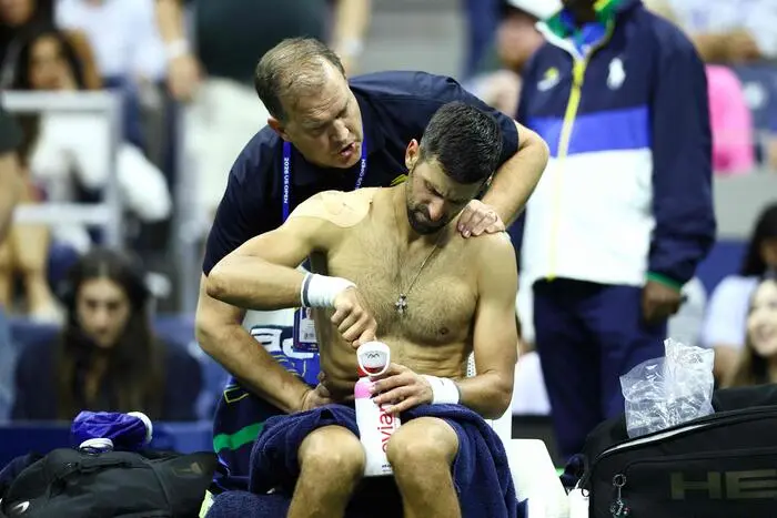 Auch ein Medical Timeout brachte den Serben nicht mehr zurück in die Erfolgsspur